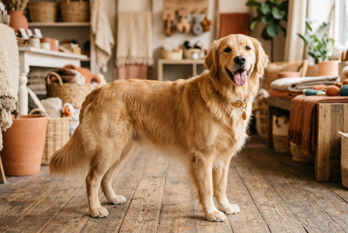 Chien entier pour bannière d'accueil